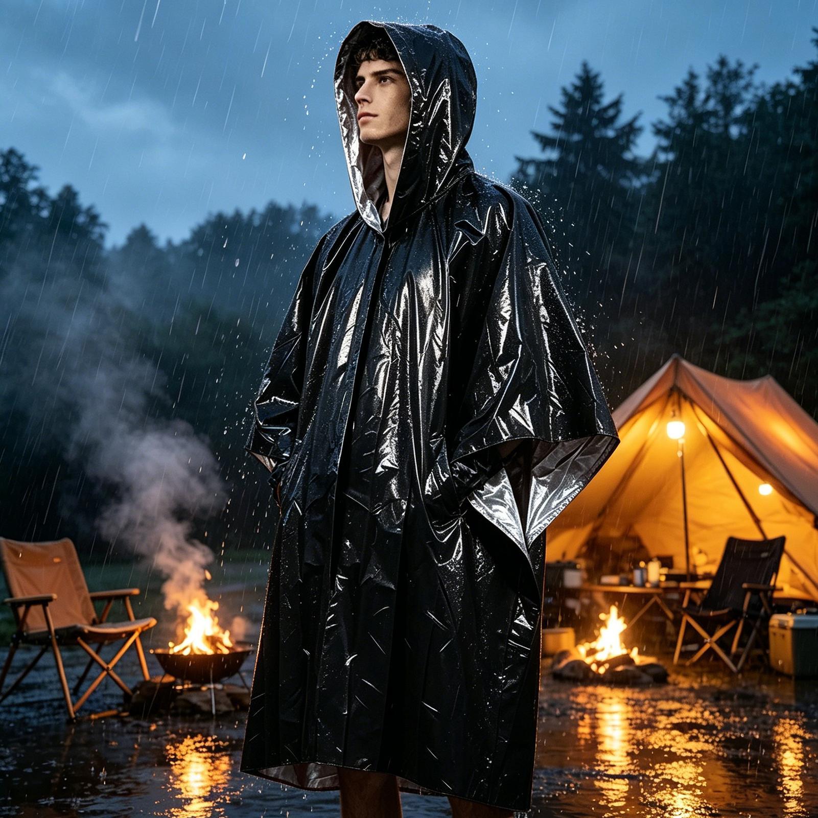 1 stuks noodregenponcho, water - Emergency Poncho Rain recensie en prijs