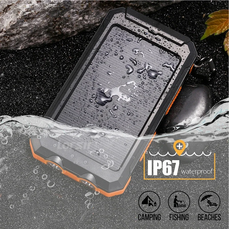 Waterdichte zonne-energie powe - Solar Emergency Charger recensie en prijs