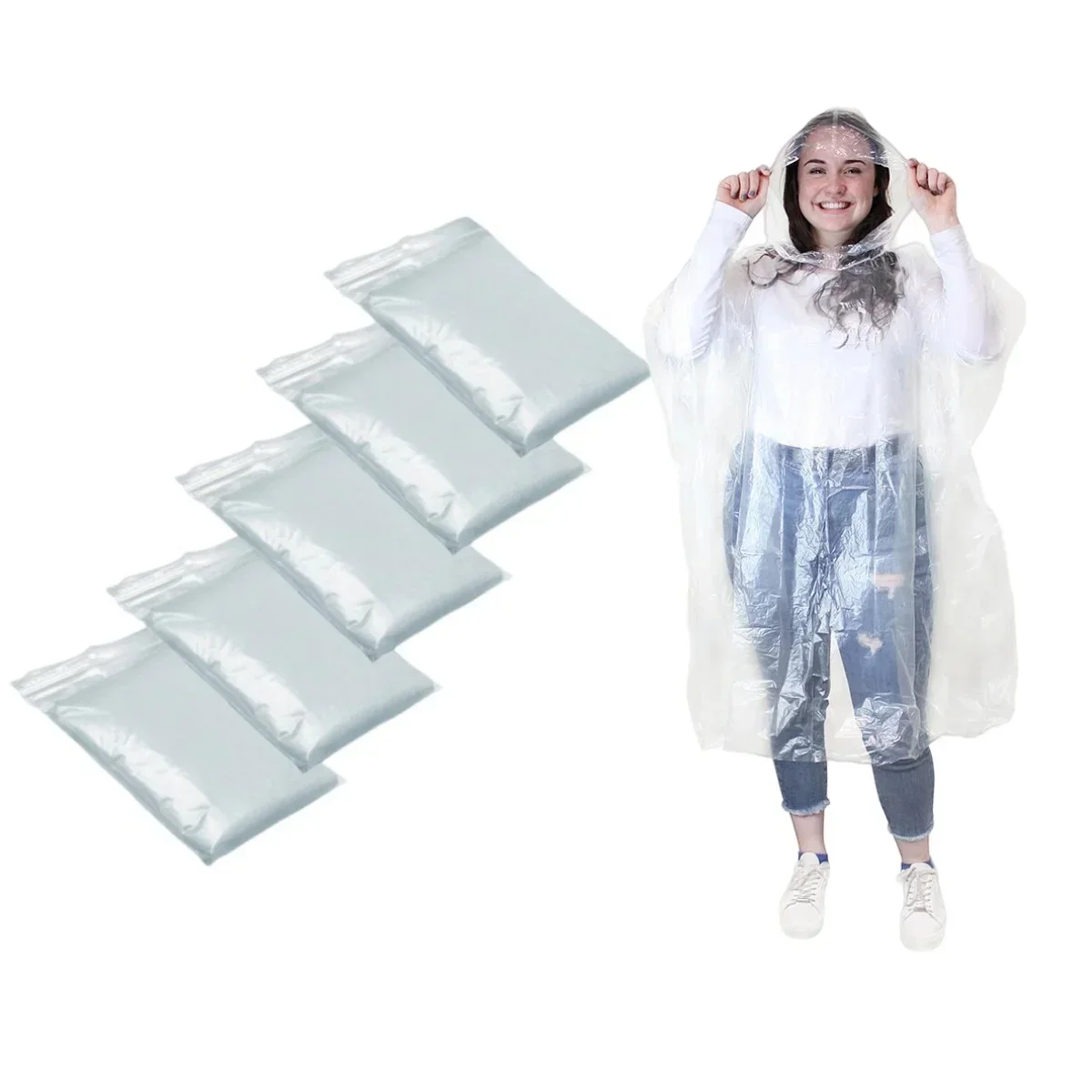 5/10 stuks compacte, wegwerp r - Emergency Poncho Rain recensie en prijs