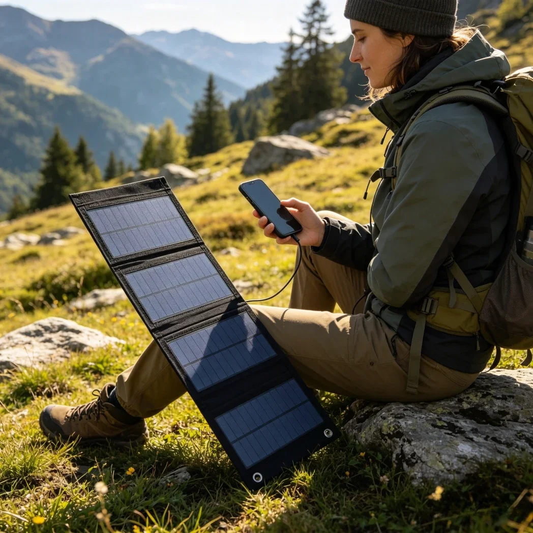 Opvouwbare zonnepaneel-oplader - Solar Emergency Charger recensie en prijs