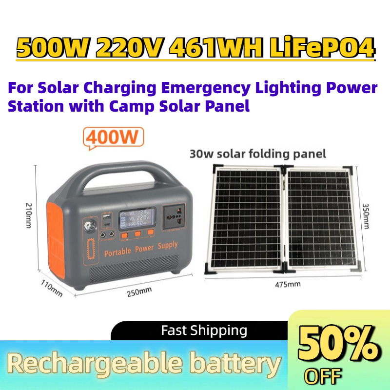 Draagbare upgrade 500W 220V 46 - Solar Emergency Charger recensie en prijs