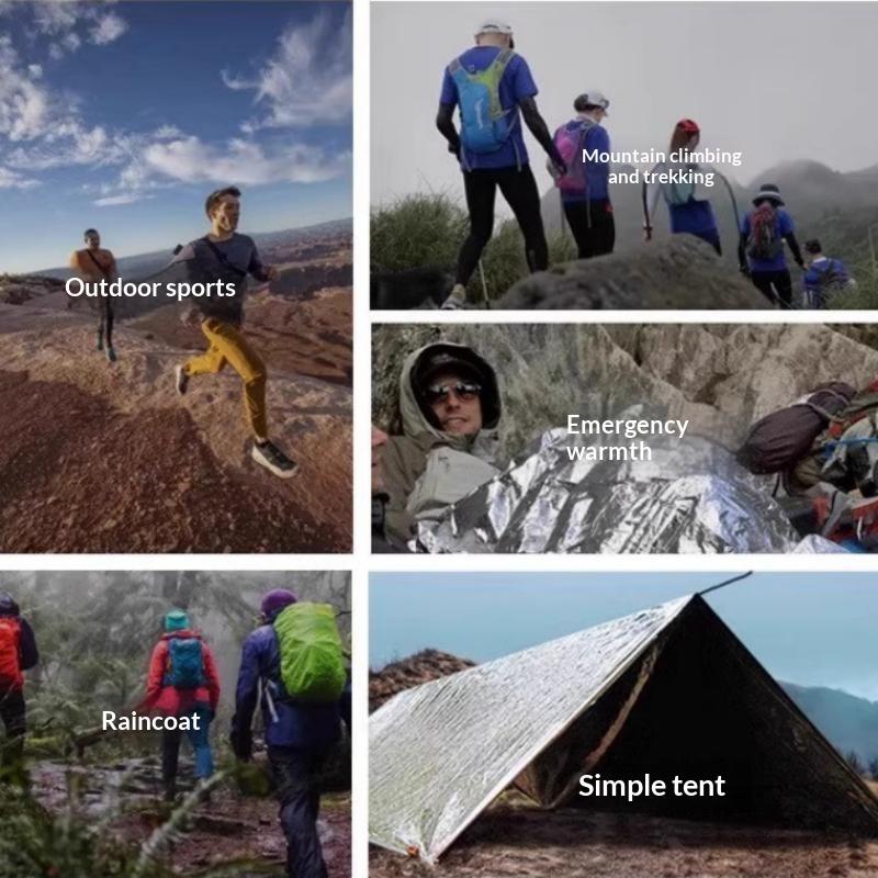 Noodthermische deken, 5 stuks, - Survival Blanket Reflective recensie en prijs